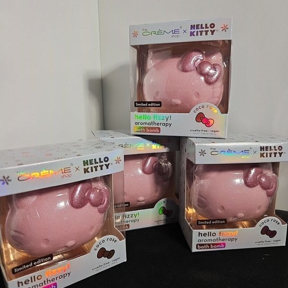 The Creme Shop x Hello Kitty Hello Fizzy! Aromatherapy Bath Bomb Coco Ro… - Picture 10 of 11